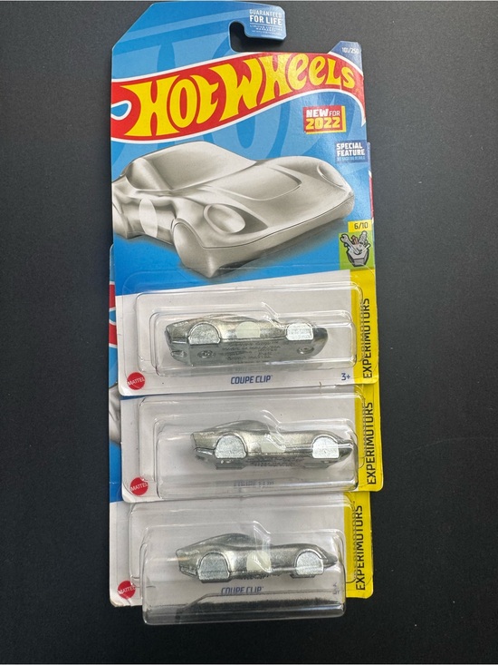 Hot Wheels Other - Hot Wheels Coupe Clip Silver Metallic Toy Car - Pack of 3